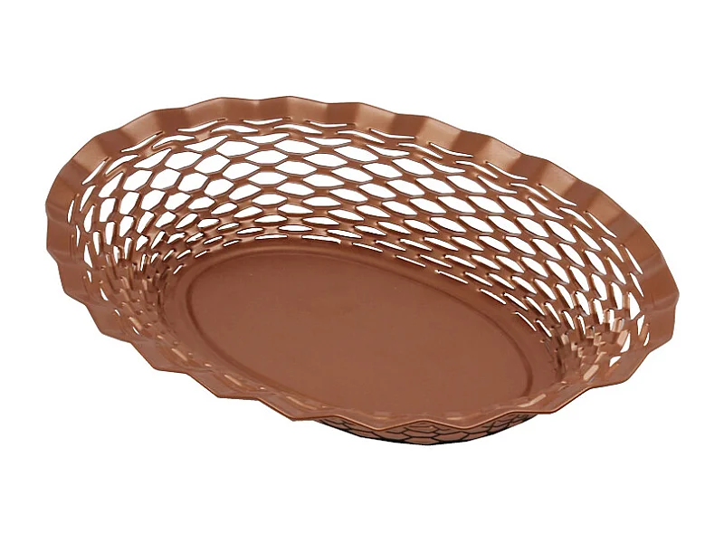 Corbeille à pain cuivre 25x18 cm