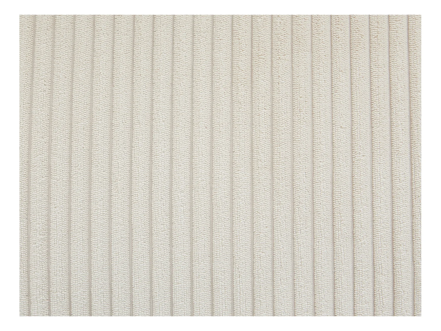 Ecksofa + Hocker - Ecke wechselbar - Cord - Beige - SPERONE von Pascal Morabito