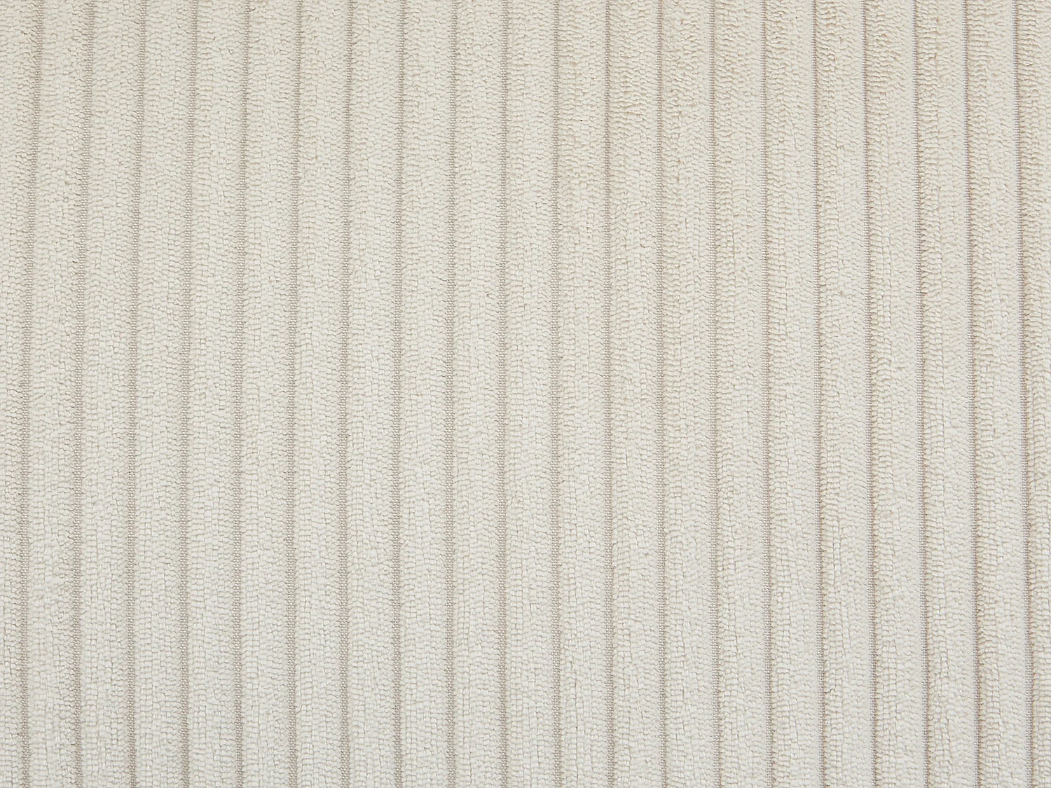 Divano angolare reversibile e pouf in Velluto a coste Beige  - SPERONE di PASCAL MORABITO