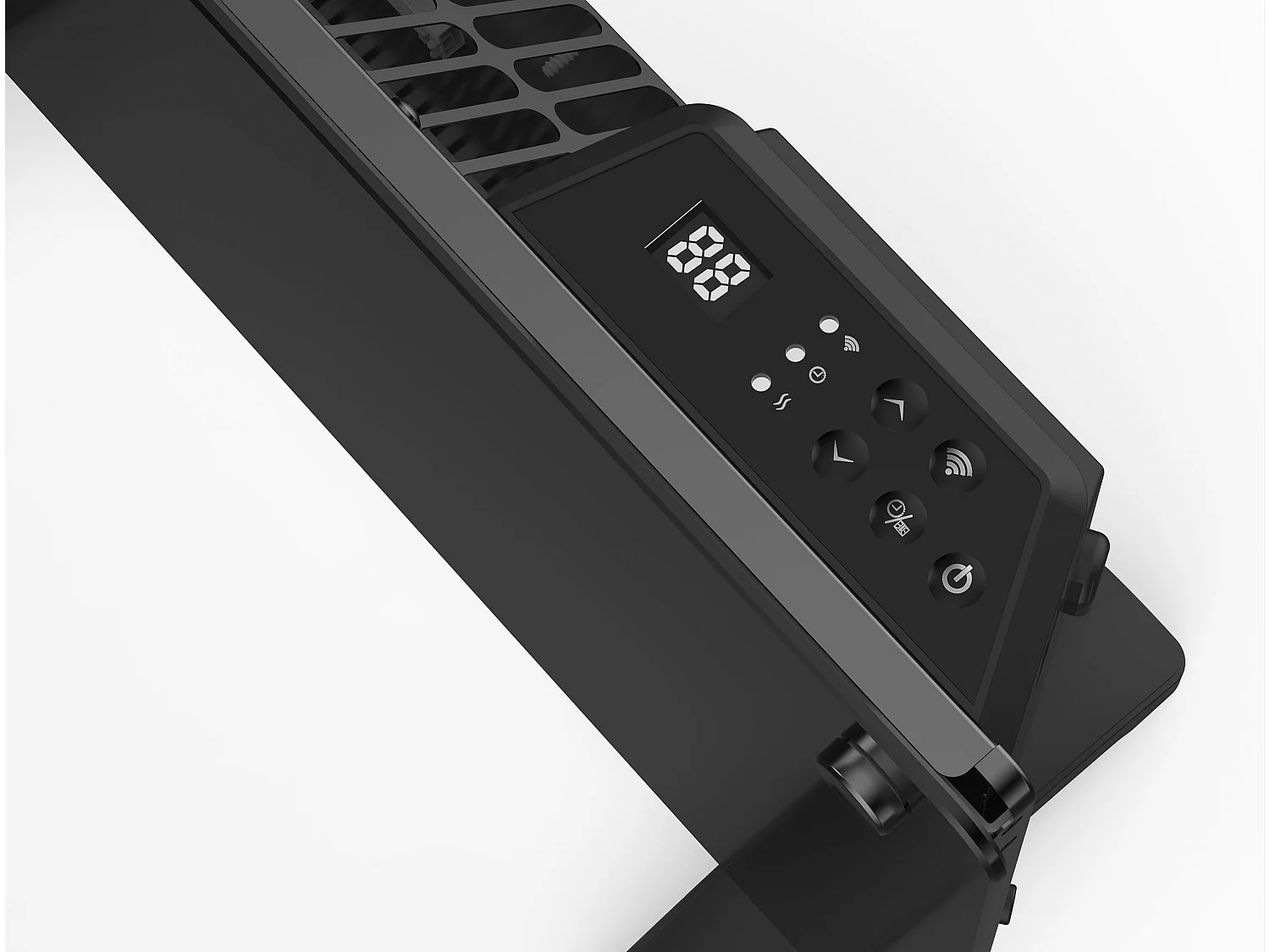 Radiador com painel de vidro e controlo WiFi App