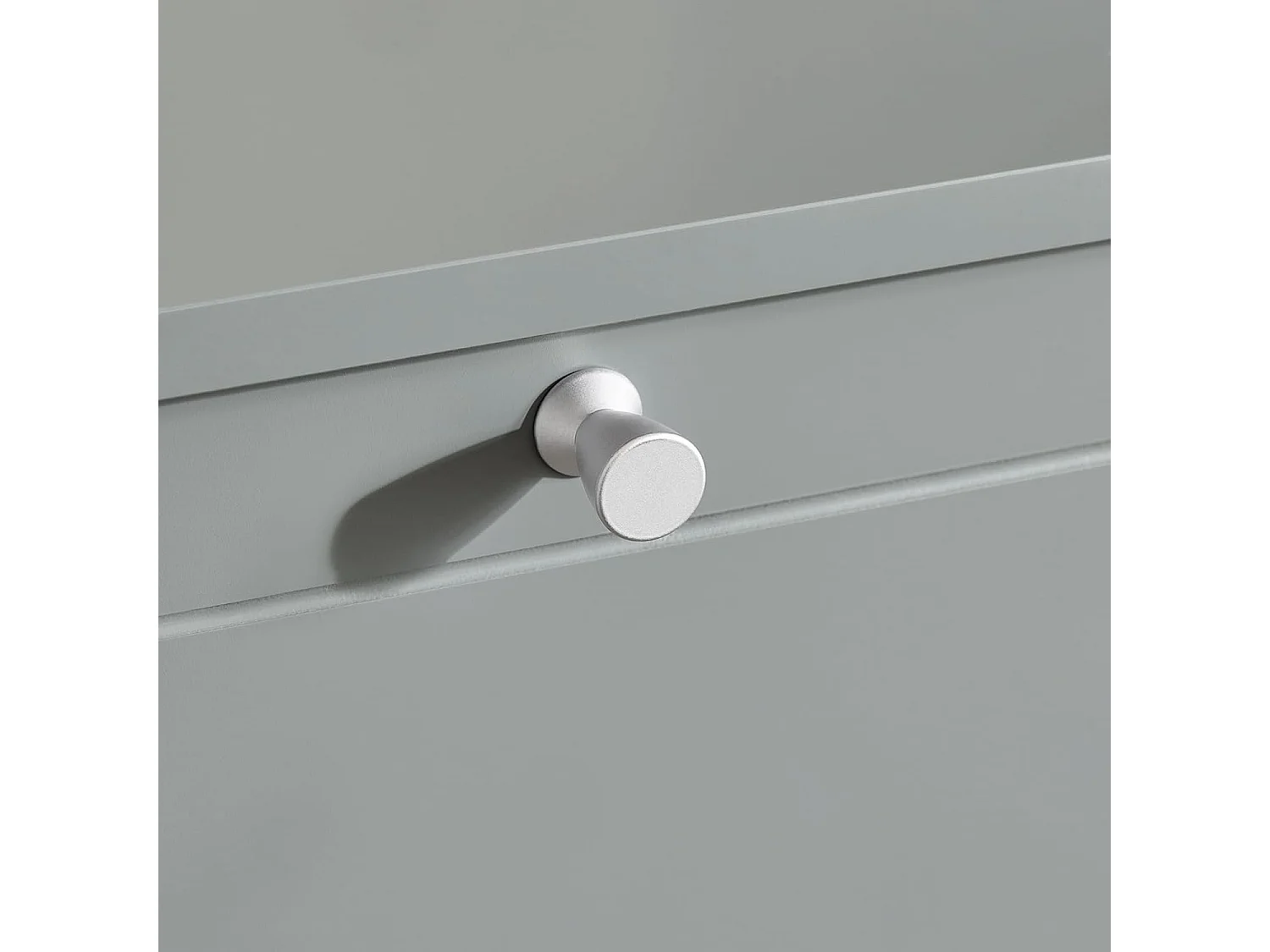 SoBuy FSR99-HG Meuble de Rangement à Chaussures, Armoire à Chaussures, Commode à Chaussures avec 2 abattants, Meuble d'entrée