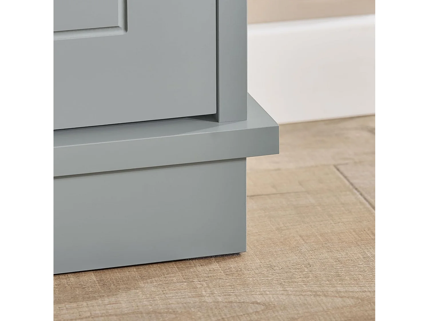 SoBuy FSR99-HG Meuble de Rangement à Chaussures, Armoire à Chaussures, Commode à Chaussures avec 2 abattants, Meuble d'entrée