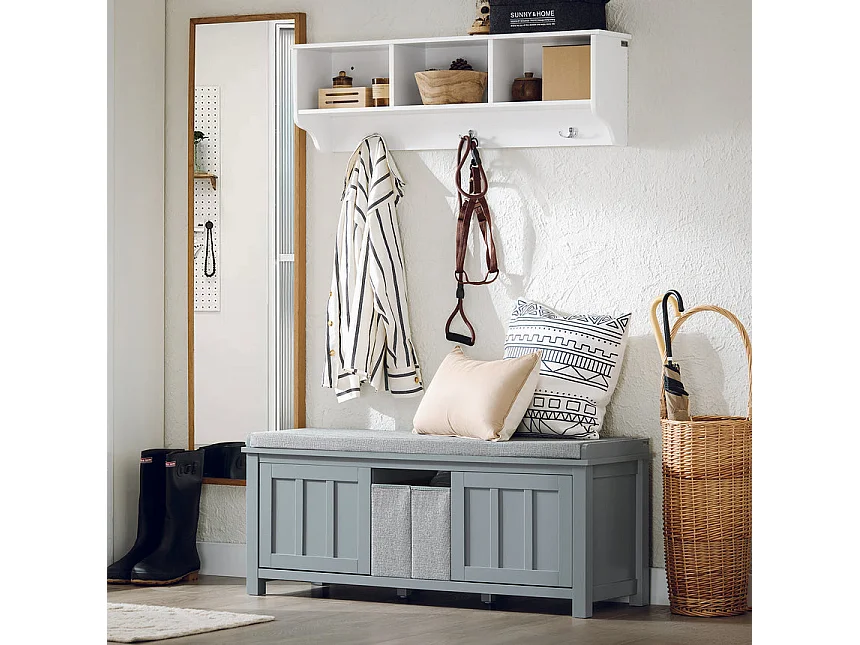 Półka na buty ze schowkiem FSR173-HG