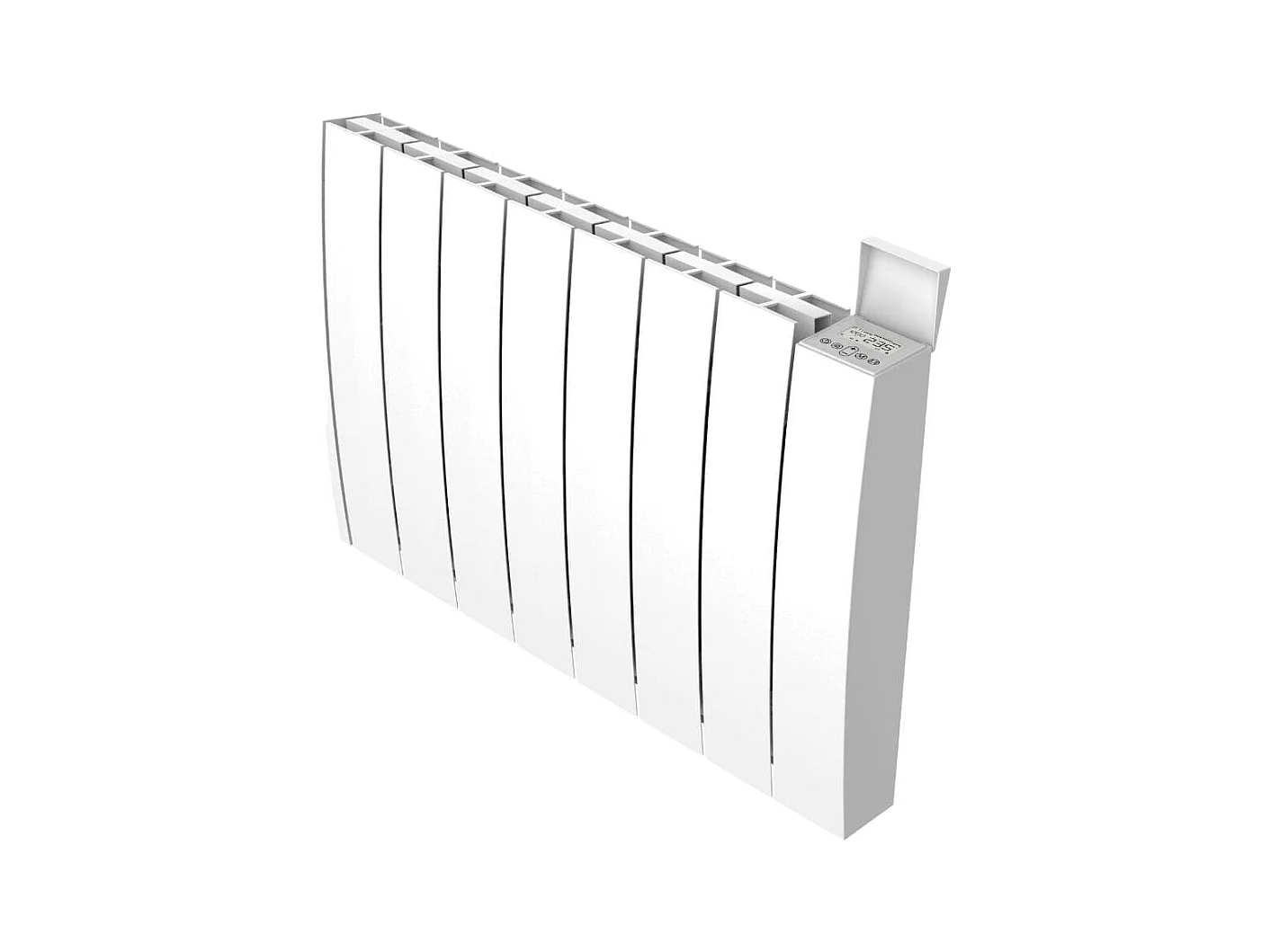 Chauffage électrique céramique inertie sèche 1500W - blanc - Voltman