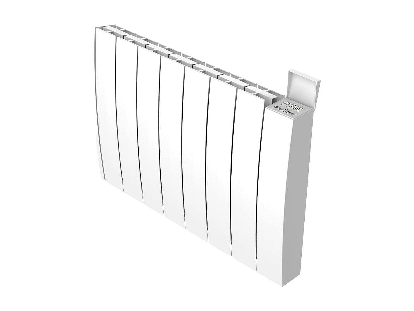 Chauffage électrique céramique inertie sèche 1500W - Blanc - Voltman