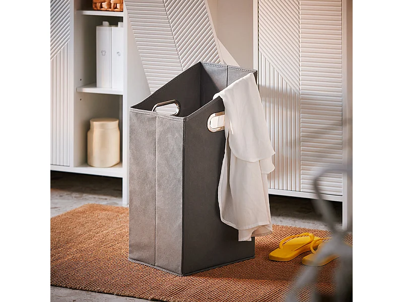 SoBuy Meuble sous Lavabo avec 2 tiroirs pour Salle de Bain, Lavabo en céramique, Couleur Bois, 61x46x54 cm, BZR172-N