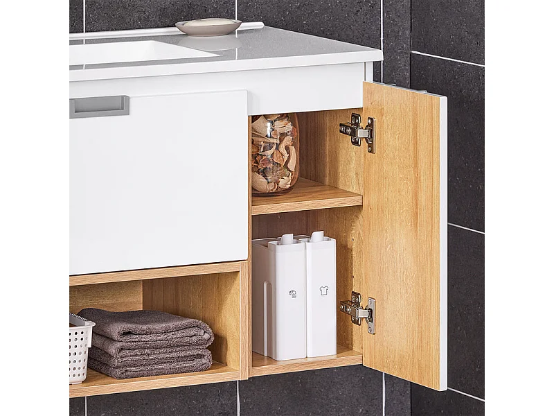 Szafka pod umywalkę łazienkowa BZR178-WN