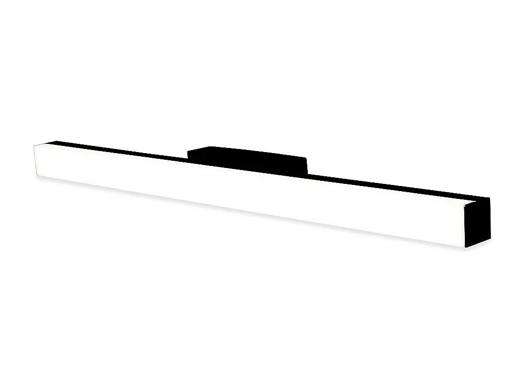 Applique de salle de bain 78cm Noire (20W 1600lm 4000K IP44) - Voltman