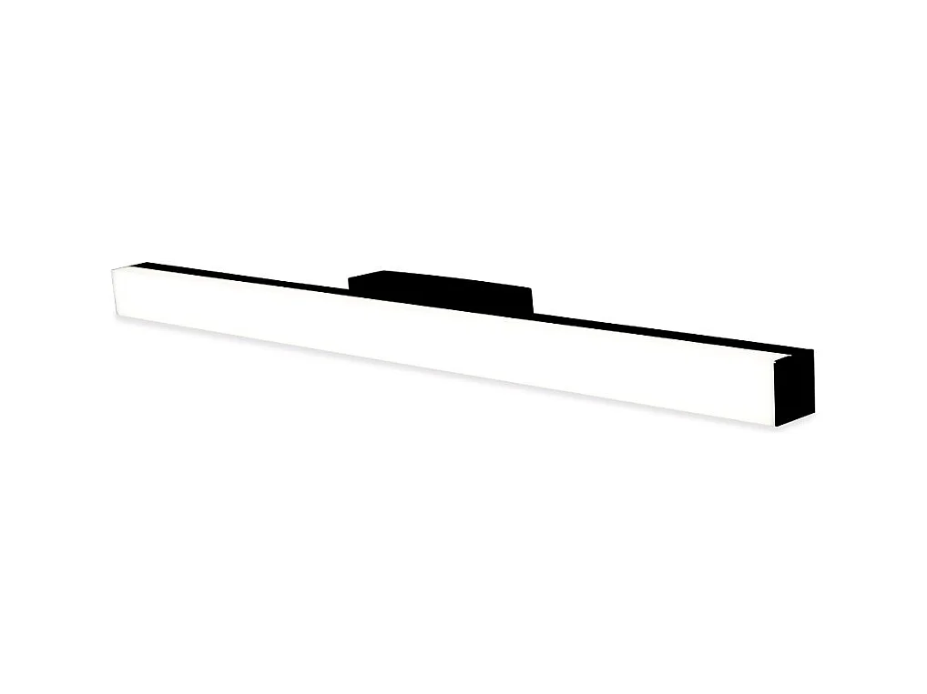 Applique de salle de bain 78cm Noire (20W 1600lm 4000K IP44) - Voltman