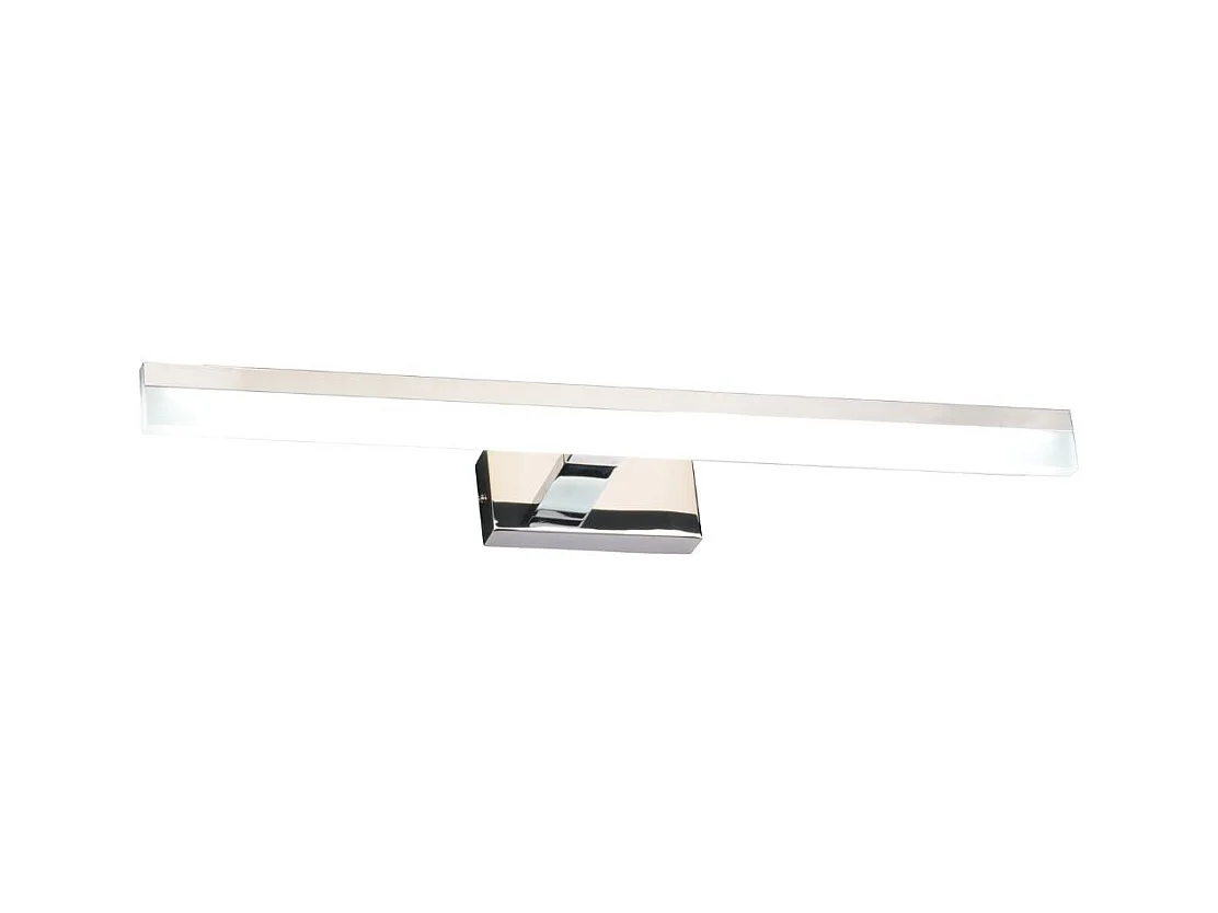 Applique de salle de bain 78cm chrome (16W 1280lm 4000K IP44) - Voltman