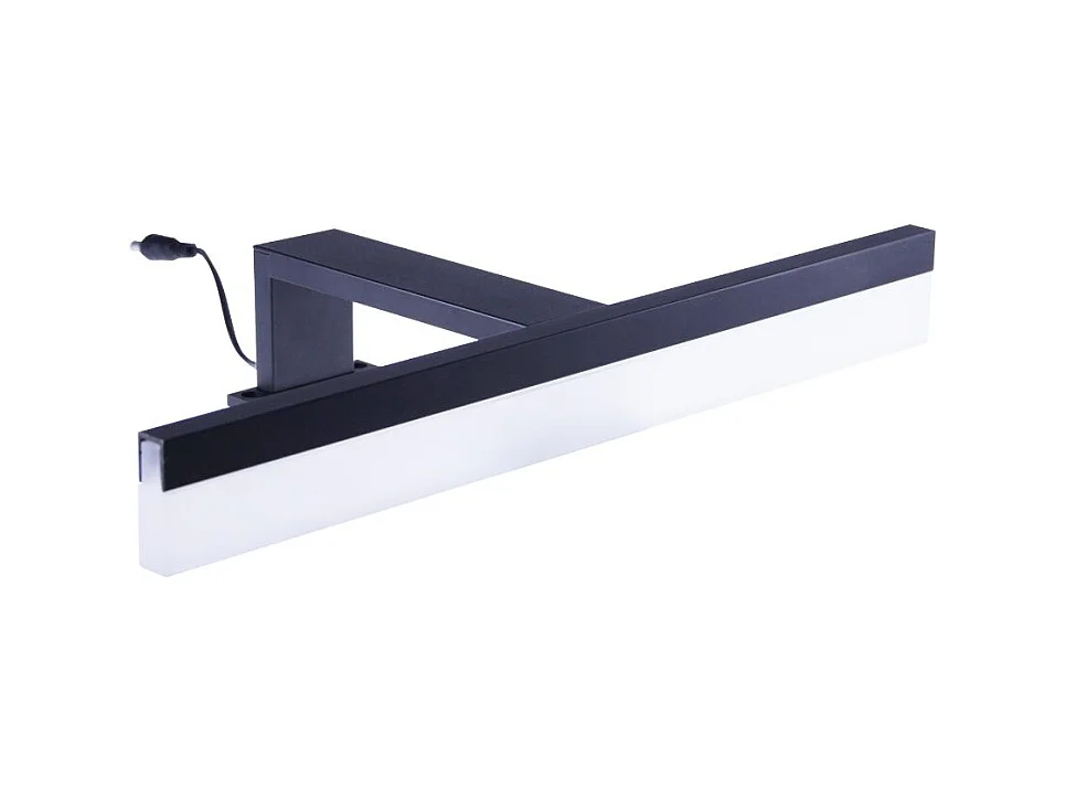 Applique de salle de bain 78cm Noire (16W 1280lm 4000K IP44) - Voltman