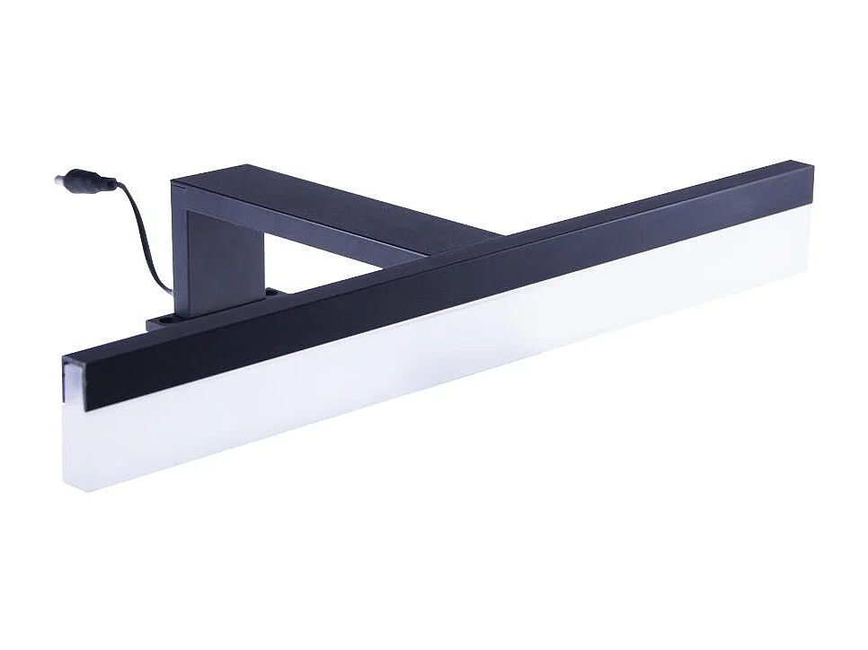 Applique de salle de bain 78cm Noire (16W 1280lm 4000K IP44) - Voltman