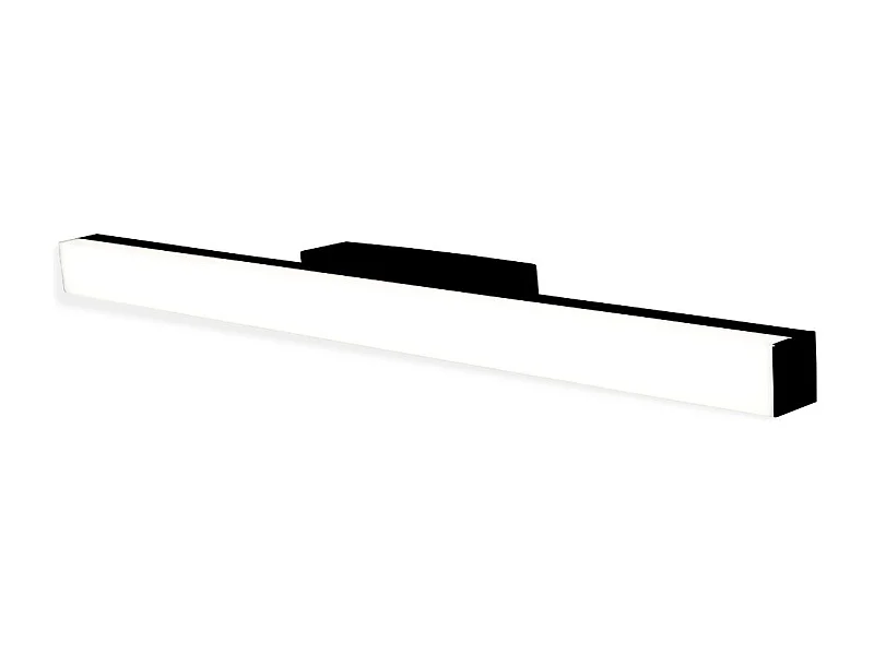 Applique de salle de bain 53cm Noire (16W 1280lm 4000K IP44) - Voltman