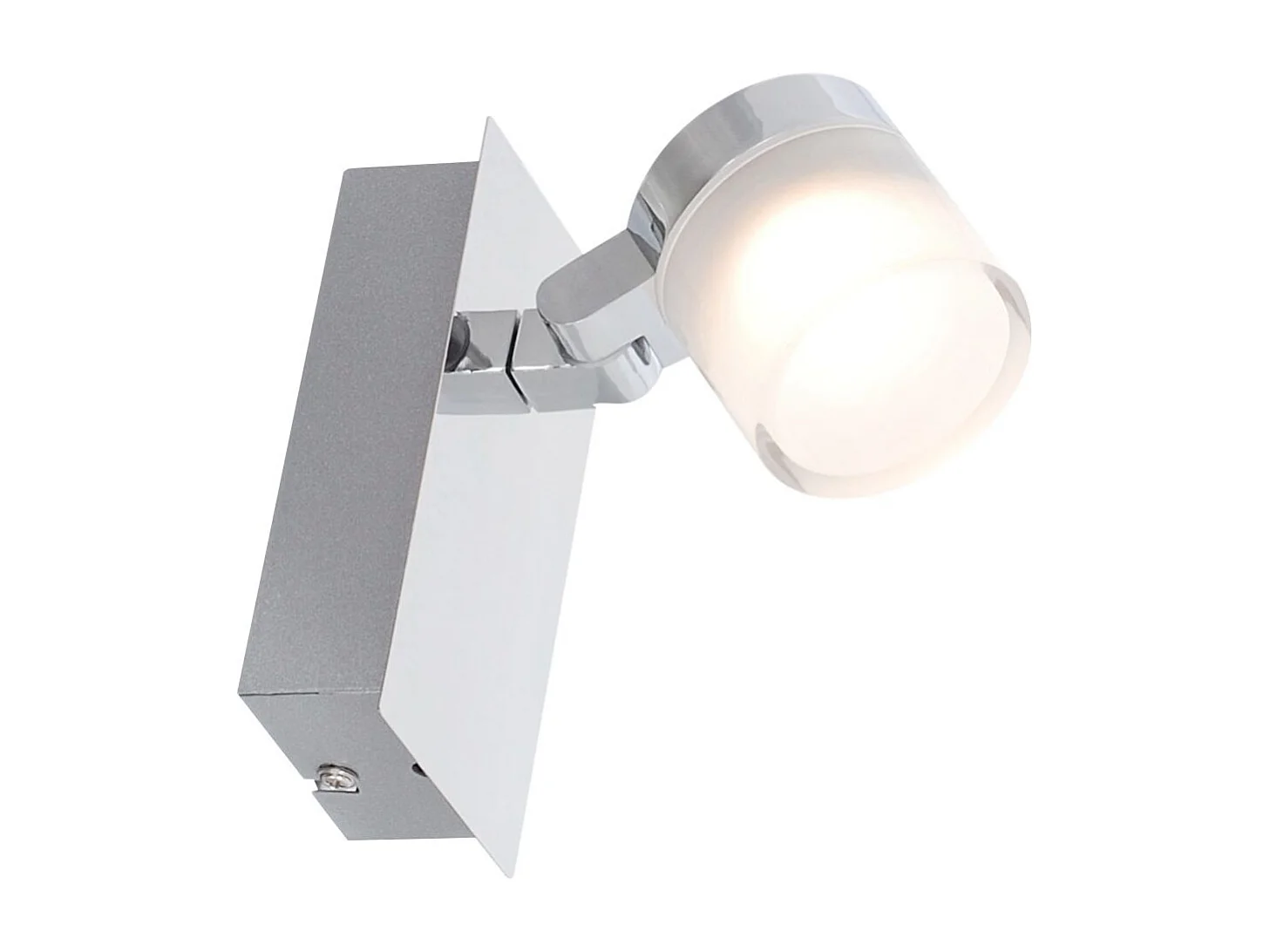 Spot de salle de bain chrome (5W 340lm 3000K) IP44 - Voltman