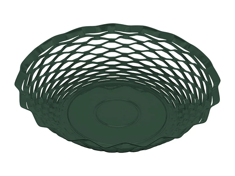 Corbeille à pain vert sapin 24,5 cm