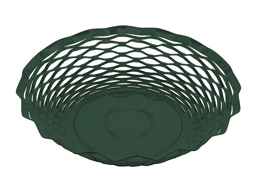 Corbeille à pain vert sapin 24,5 cm