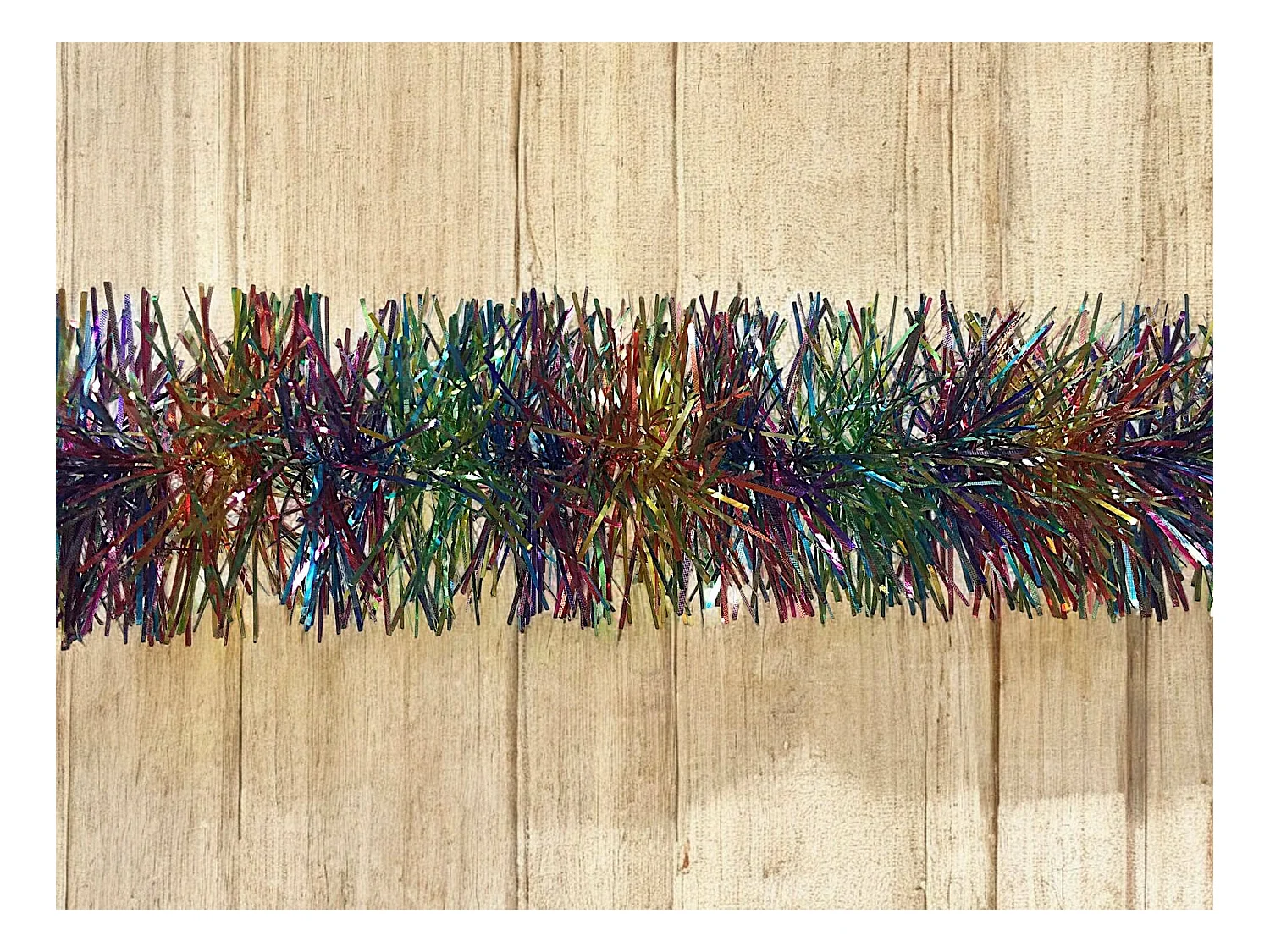 Décoration de Noël Dros, Ornement de Noël, Ornement de fête, Décoration festive, Made in Italy, 1000x8 h8 cm, Arc-en-ciel