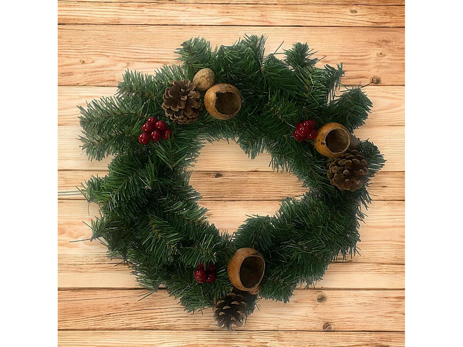 Decoração de Natal Djaege, Decoração de Natal, Enfeite de Natal, Decoração festiva, Fabricado em Itália, 35x35 h3 cm, Verde