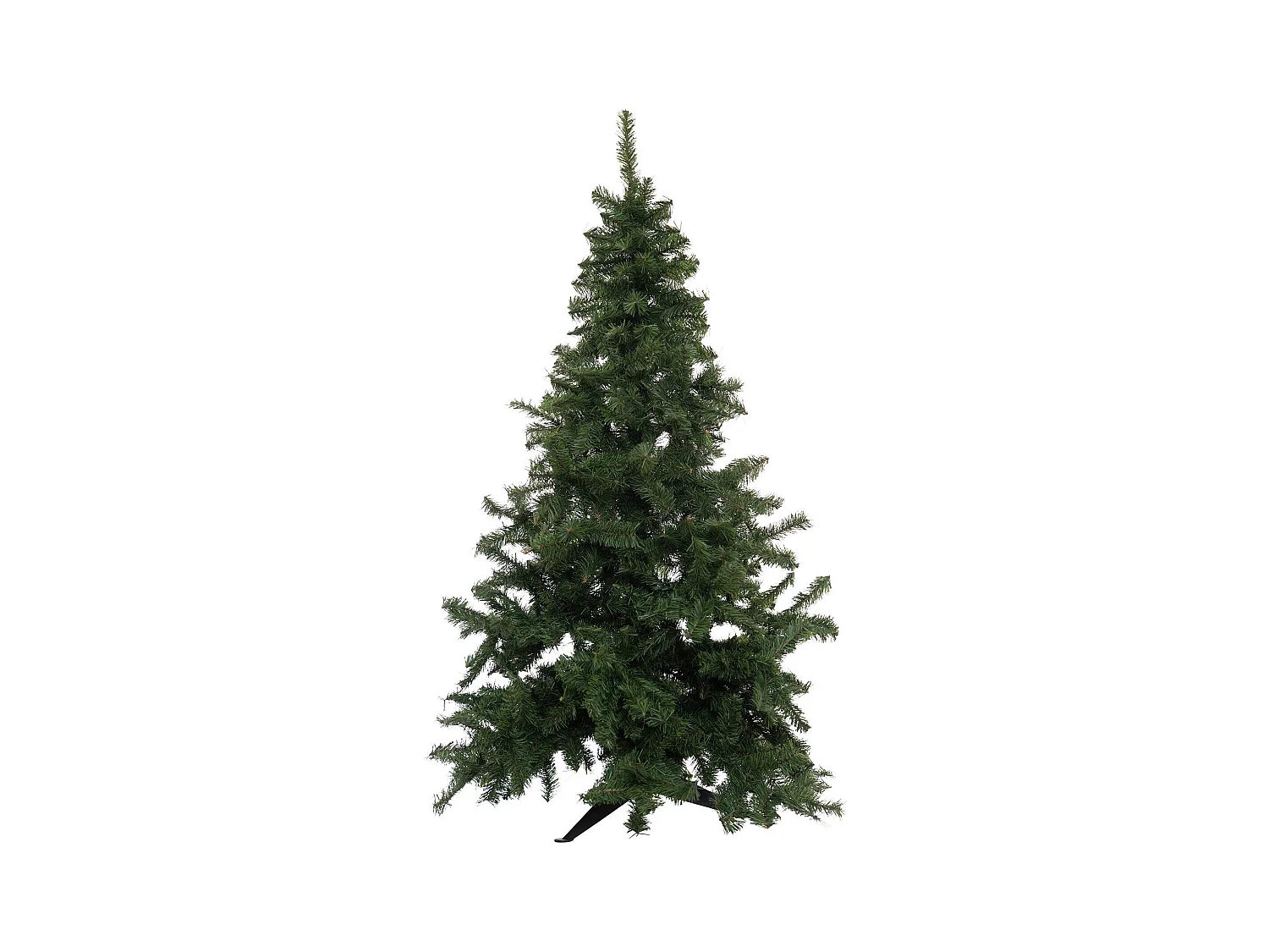 Kerstboom van klatergoud, Kunstden, Boom met echt effect, Kerstboom, Made in Italy, 140x140 h200 cm, Groen
