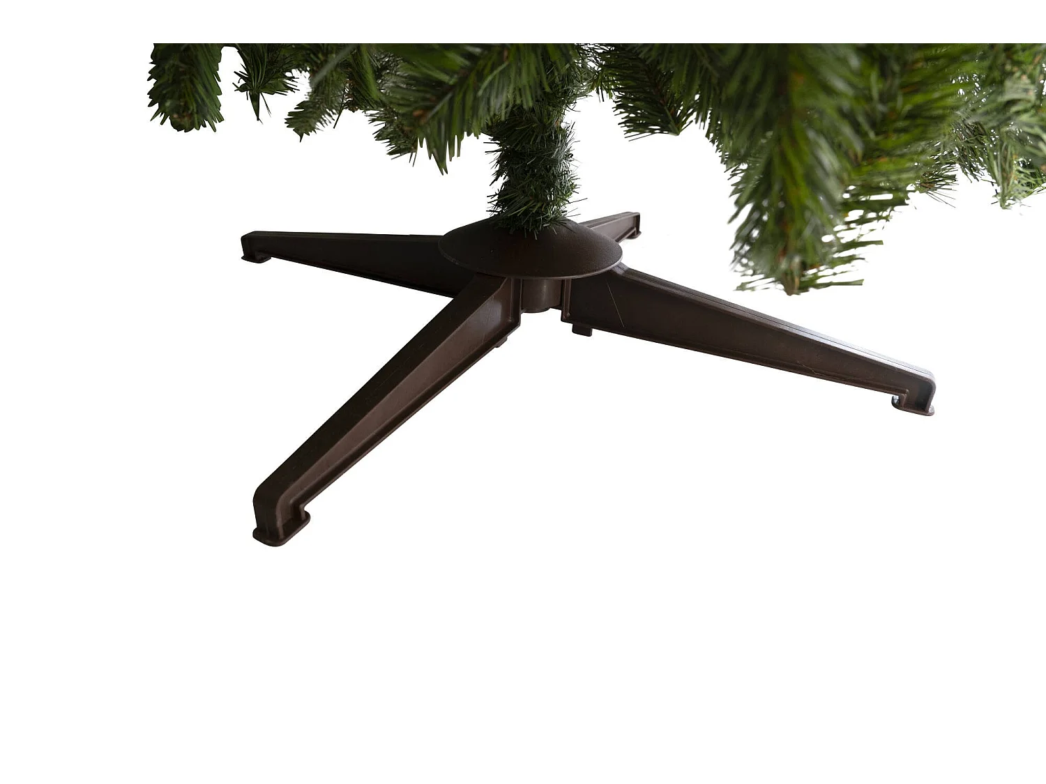 Sapin de Noël Tinsel, Pin artificiel, Arbre à effet réel, Sapin de Noël, Made in Italy, 140x140 h200 cm, Vert