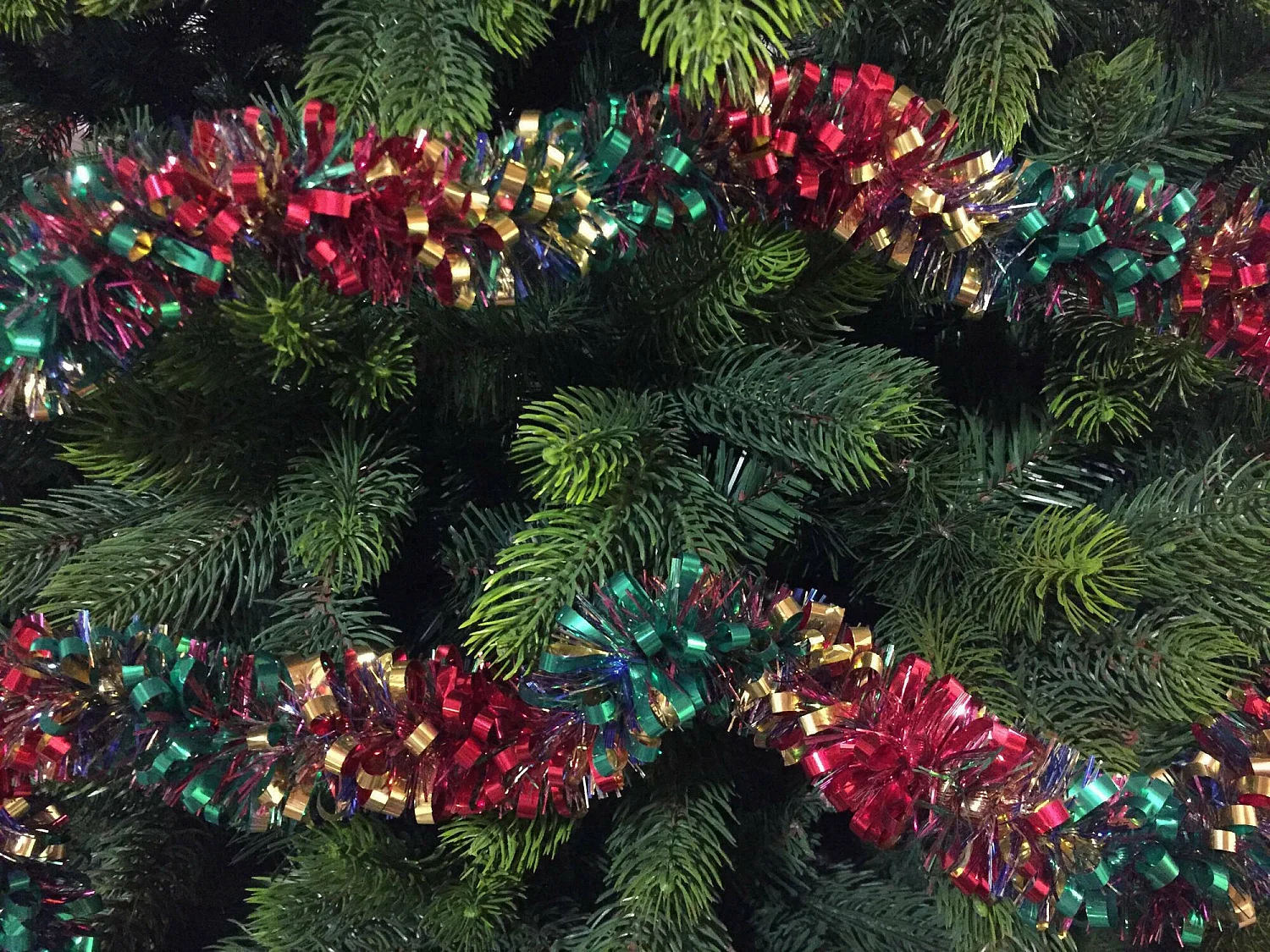 Décoration de Noël Dthoma, Ornement de Noël, Ornement de fête, Décoration festive, Made in Italy, 1000x8 h8 cm, Arc-en-ciel