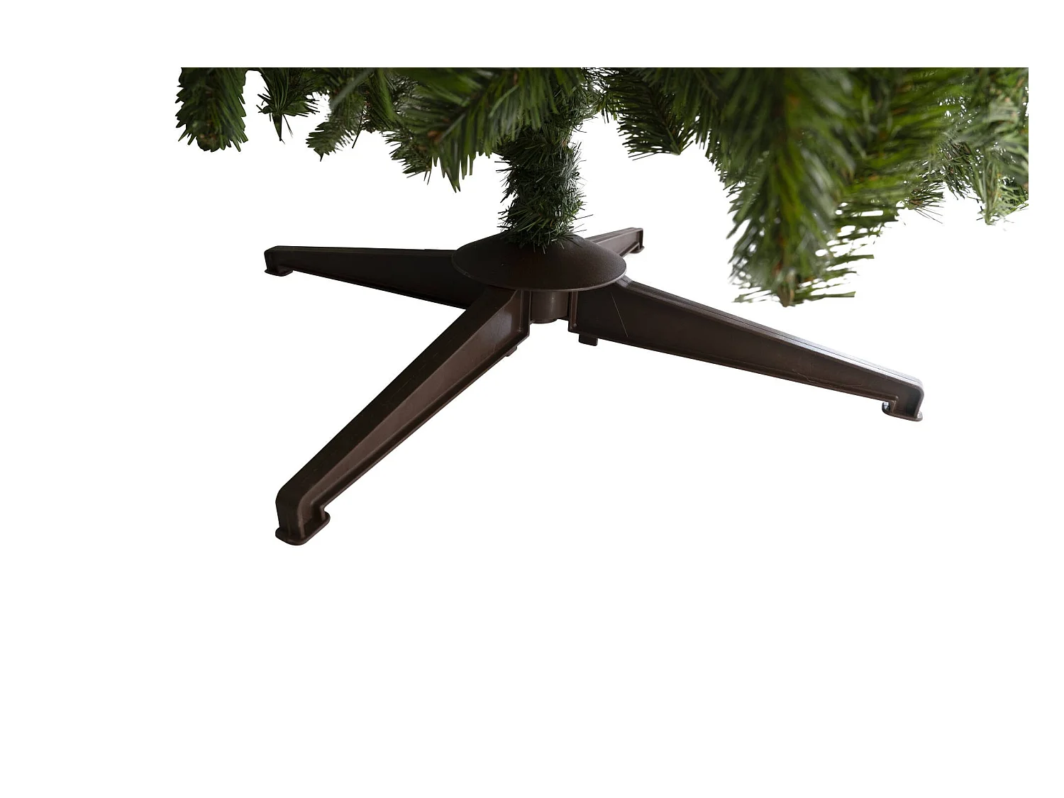 Sapin de Noël Tinsel, Pin artificiel, Arbre à effet réel, Sapin de Noël, Made in Italy, 150x150 h250 cm, Vert