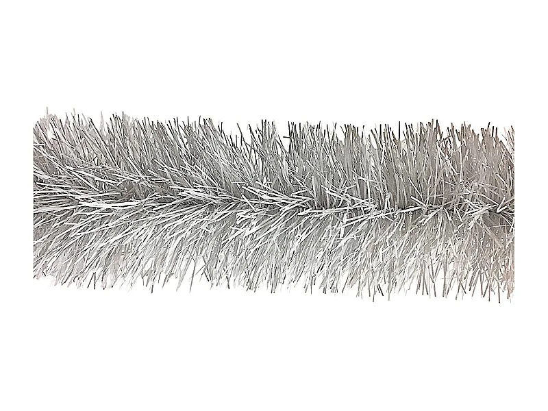 Décoration de Noël Dconner, Ornement de Noël, Ornement de fête, Décoration festive, Made in Italy, 500x15 h15 cm, Blanc