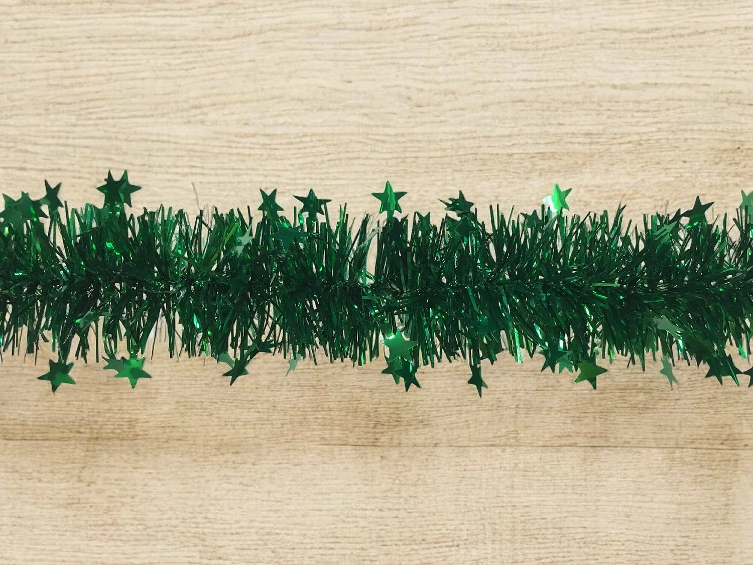 Décoration de Noël Dyoun, Ornement de Noël, Ornement de fête, Décoration festive, Made in Italy, 1000x8 h8 cm, Vert