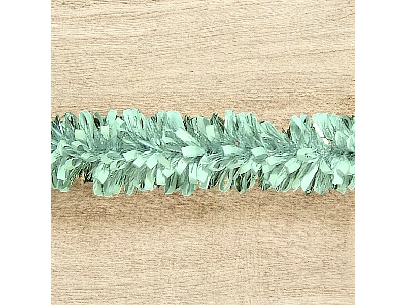 Dthoma Kerstdecoratie, Kerstdecoratie, Kerstornament, Feestelijke decoratie, Made in Italy, 1000x8 h8 cm, Wit en Zilver