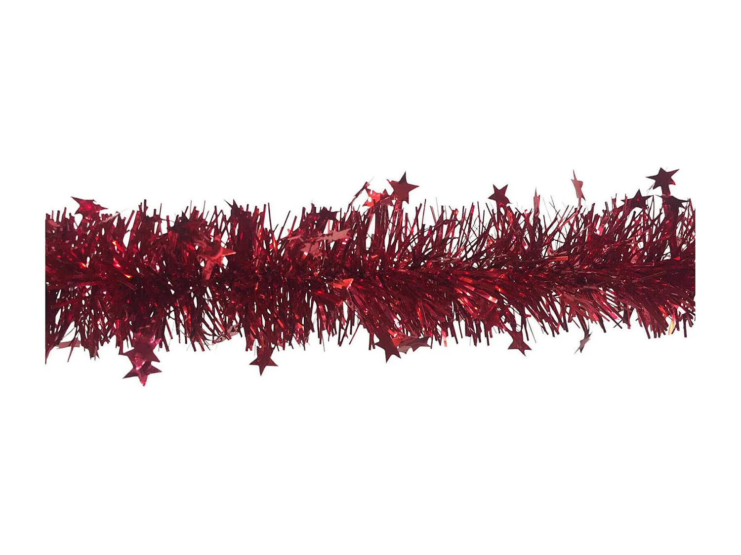 Weihnachtsdekoration Dyoun, Weihnachtsdekor, Weihnachtsornament, Festliche Dekoration, Made in Italy, 1000x8 h8 cm, Rot