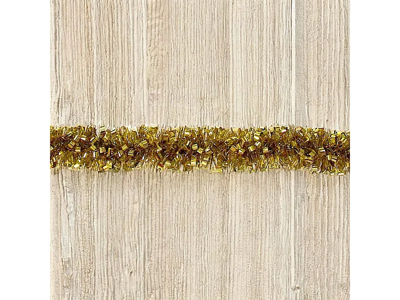 Dthoma Kerstdecoratie, Kerstdecoratie, Kerstornament, Feestelijke decoratie, Made in Italy, 1000x8 h8 cm, Goud