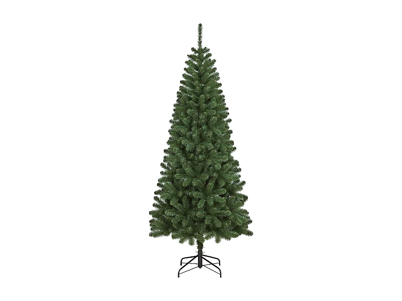 Sapin de Noël 240 cm Comet, Pin artificiel, Arbre à effet réel, Sapin de Noël, 109x109 h240 cm, Vert