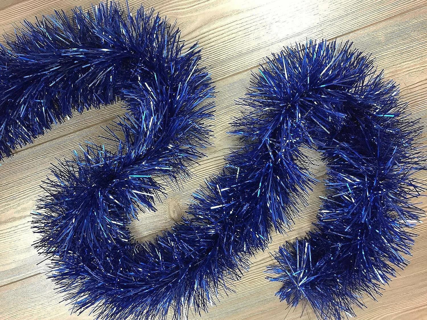 Decoración de Navidad Dconner, Adorno navideño, Ornamento de Navidad, Decoración festiva, Made in Italy, 500x15 h15 cm, Azul