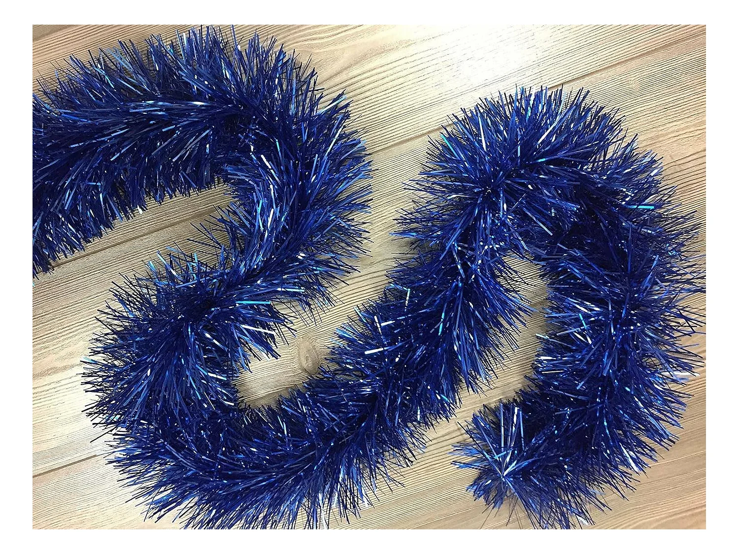 Décoration de Noël Dconner, Ornement de Noël, Ornement de fête, Décoration festive, Made in Italy, 500x15 h15 cm, Bleu