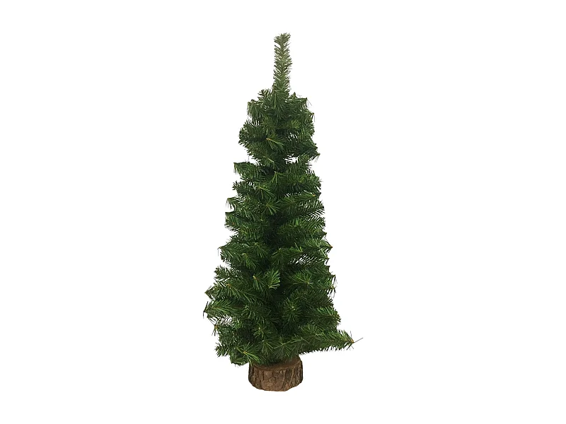 Sapin de Noël Merry, Pin artificiel, Arbre à effet réel, Sapin de Noël, Made in Italy, 40x40 h75 cm, Vert