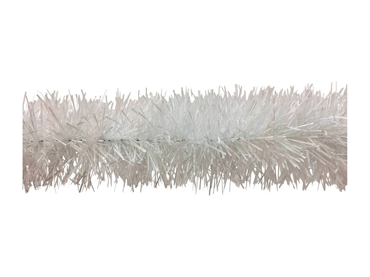 Décoration de Noël Dros, Ornement de Noël, Ornement de fête, Décoration festive, Made in Italy, 1000x8 h8 cm, Blanc