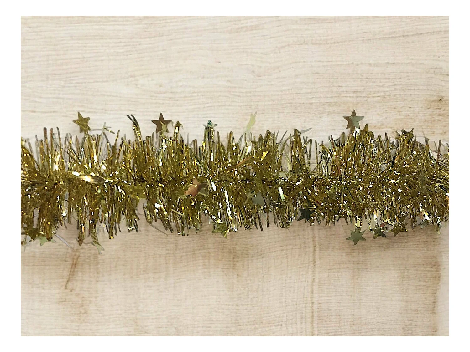 Décoration de Noël Dyoun, Ornement de Noël, Ornement de fête, Décoration festive, Made in Italy, 1000x8 h8 cm, Or