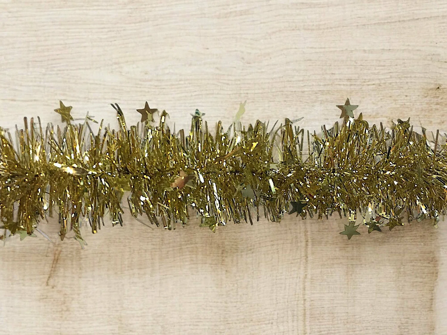 Weihnachtsdekoration Dyoun, Weihnachtsdekor, Weihnachtsornament, Festliche Dekoration, Made in Italy, 1000x8 h8 cm, Gold