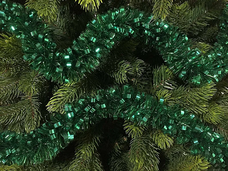 Decoração de Natal Dthoma, Decoração de Natal, Enfeite de Natal, Decoração festiva, Fabricado em Itália, 1000x8 h8 cm, Verde