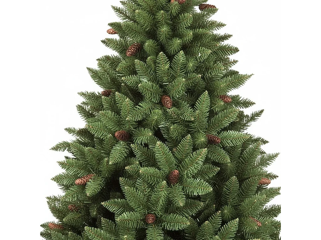 Weihnachtsbaum 150 cm Lapland, Künstliche Kiefer, Realistischer Baum, Tannenbaum, 89x89 h150 cm, Grün