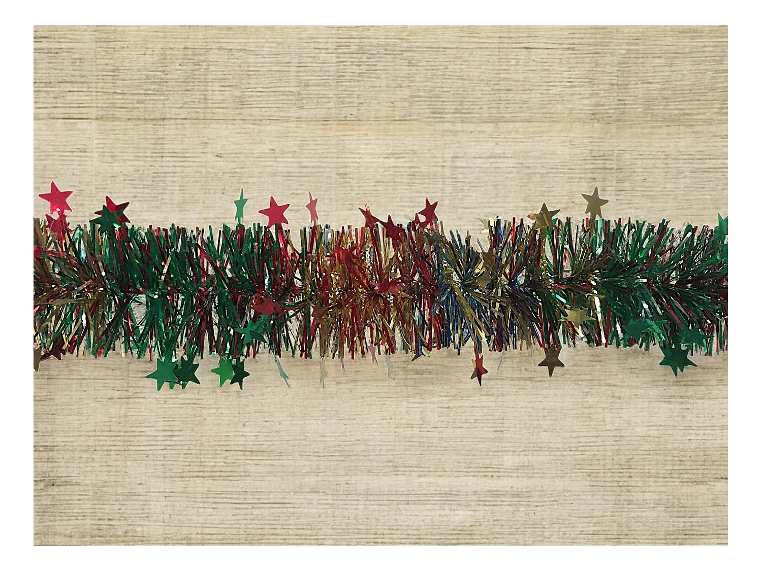 Décoration de Noël Dyoun, Ornement de Noël, Ornement de fête, Décoration festive, Made in Italy, 1000x8 h8 cm, Arc-en-ciel