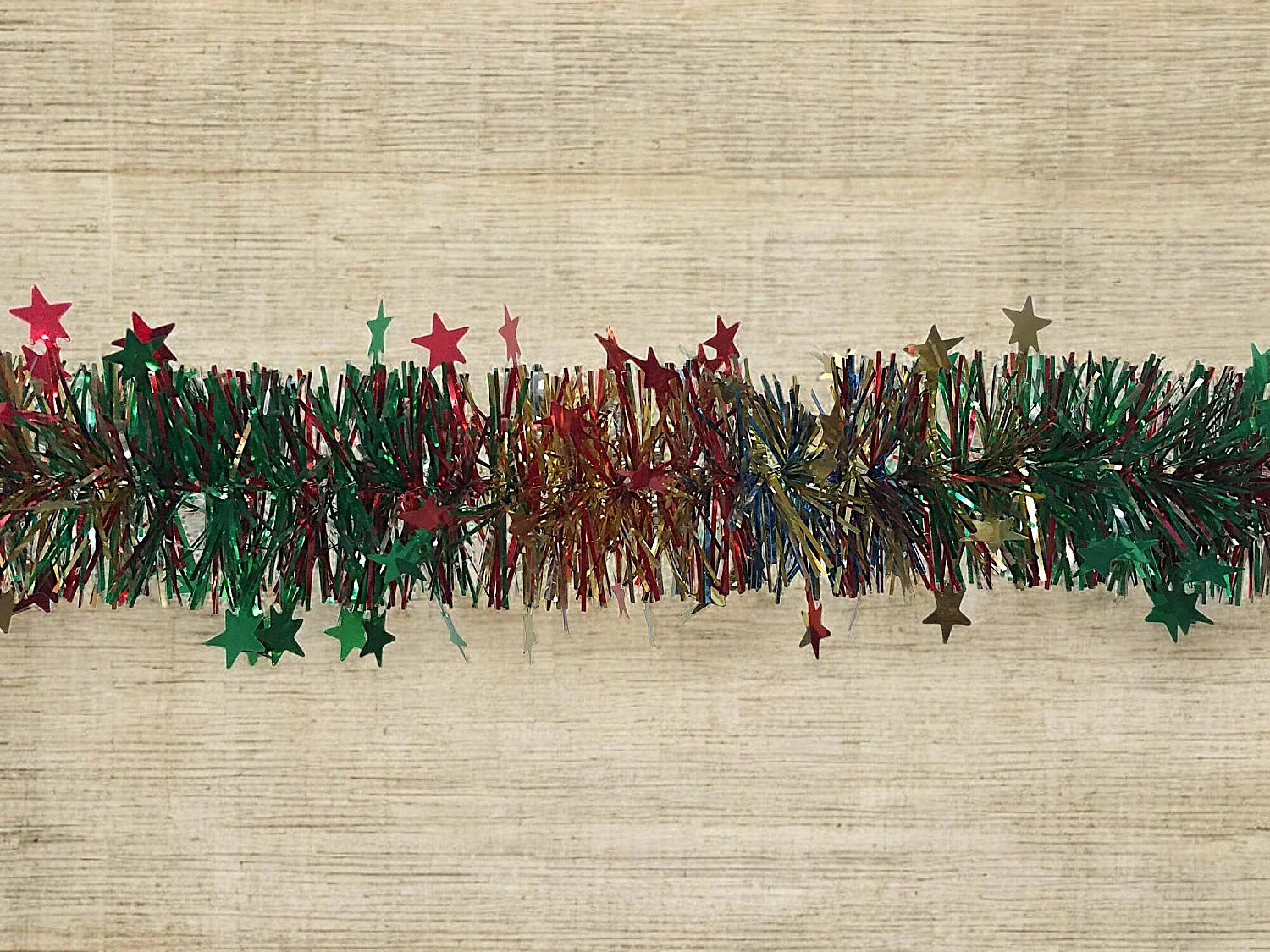 Weihnachtsdekoration Dyoun, Weihnachtsdekor, Weihnachtsornament, Festliche Dekoration, Made in Italy, 1000x8 h8 cm, Regenbogen