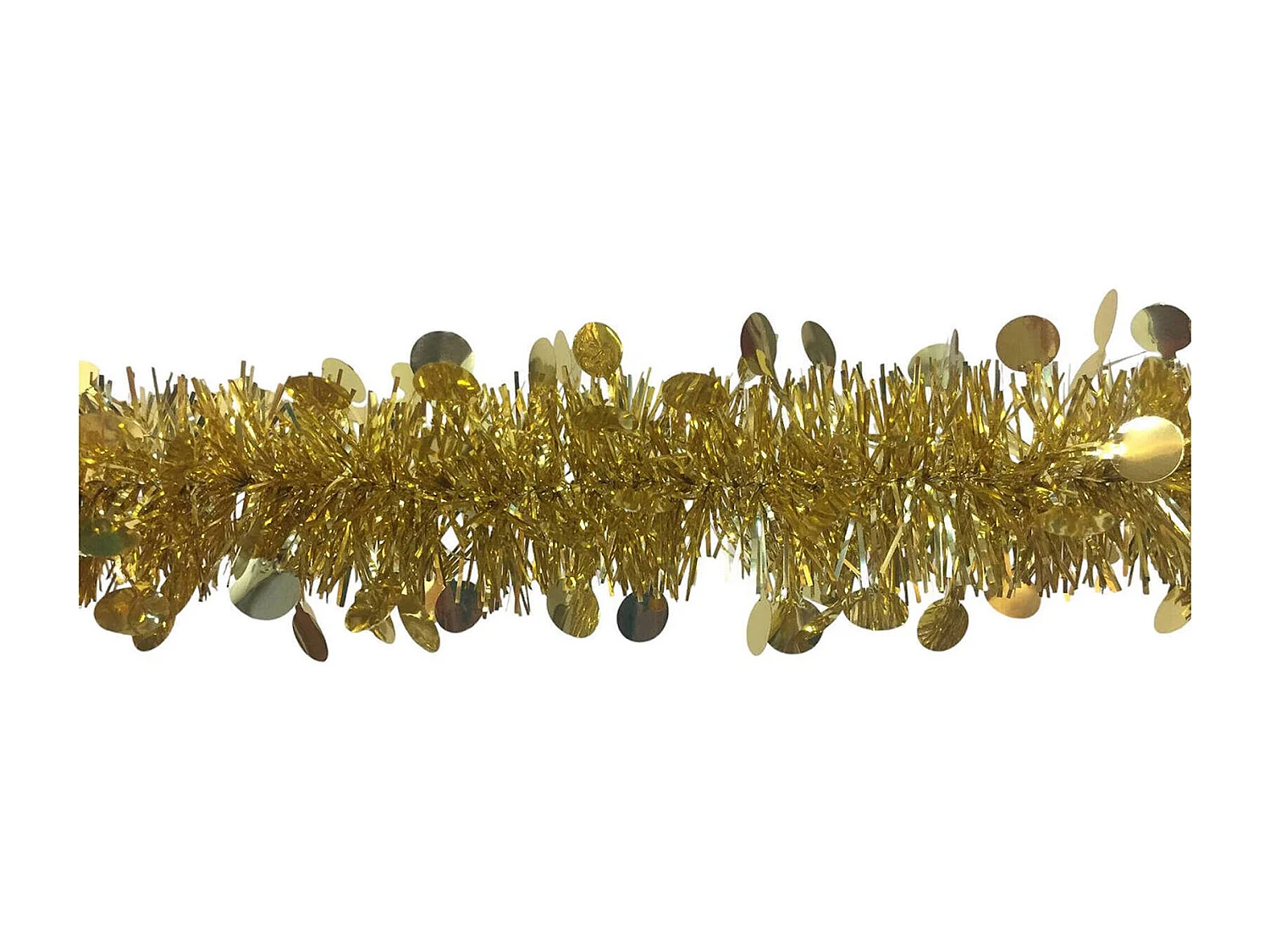 Dstrak Kerstdecoratie, Kerstdecoratie, Kerstornament, Feestelijke decoratie, Made in Italy, 1000x8 h8 cm, Goud