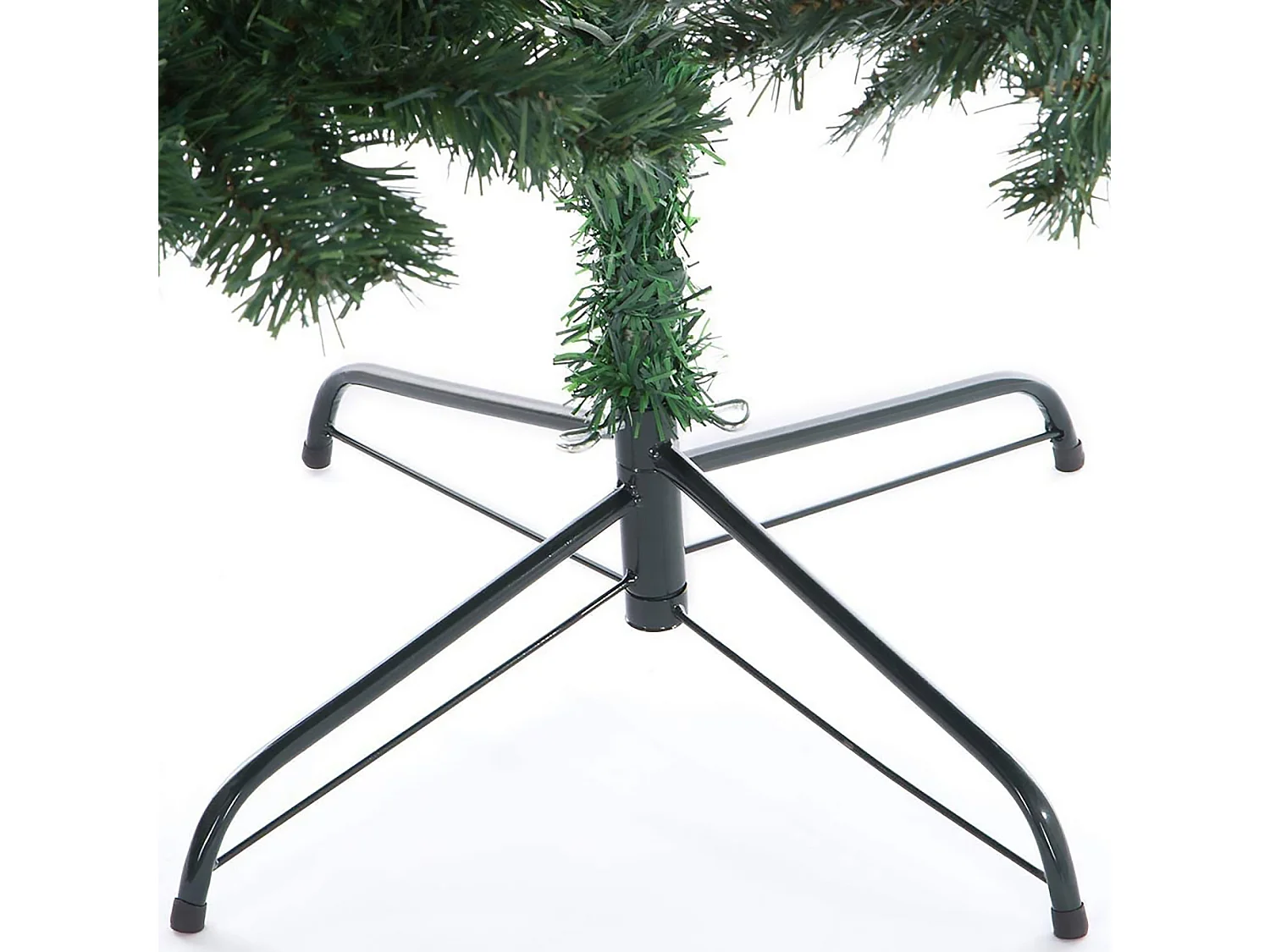 Sapin de Noël 150 cm Comet, Pin artificiel, Arbre à effet réel, Sapin de Noël, 71x71 h150 cm, Vert