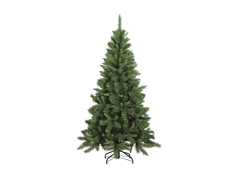 Sapin de Noël 120 cm Sugarplum, Pin artificiel, Arbre à effet réel, Sapin de Noël, 58x58 h120 cm, Vert