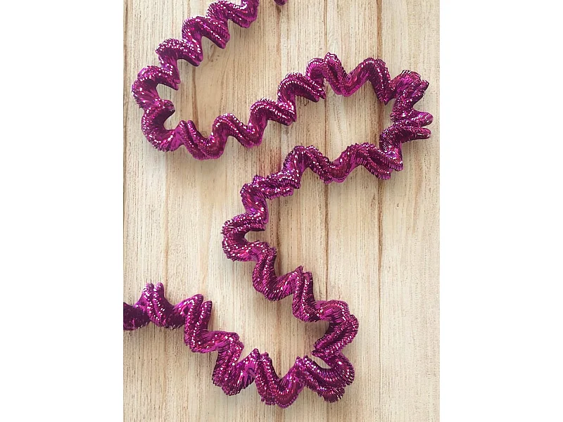 Ddunla Kerstdecoratie, Kerstdecoratie, Kerstornament, Feestelijke decoratie, Made in Italy, 2000x7 h7 cm, Fuchsia