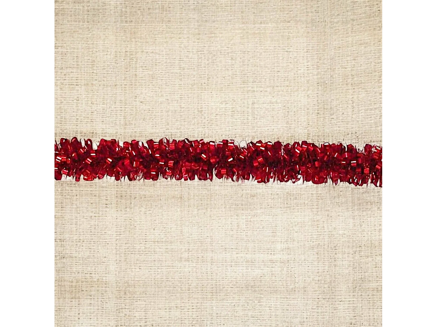 Weihnachtsdekoration Dthoma, Weihnachtsdekor, Weihnachtsornament, Festliche Dekoration, Made in Italy, 1000x8 h8 cm, Rot