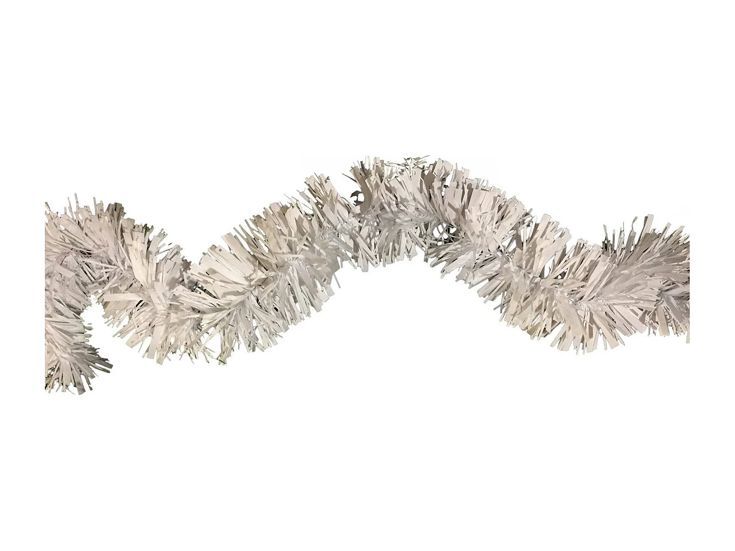 Weihnachtsdekoration Dhatto, Weihnachtsdekor, Weihnachtsornament, Festliche Dekoration, Made in Italy, 1000x8 h8 cm, WeiÃŸ