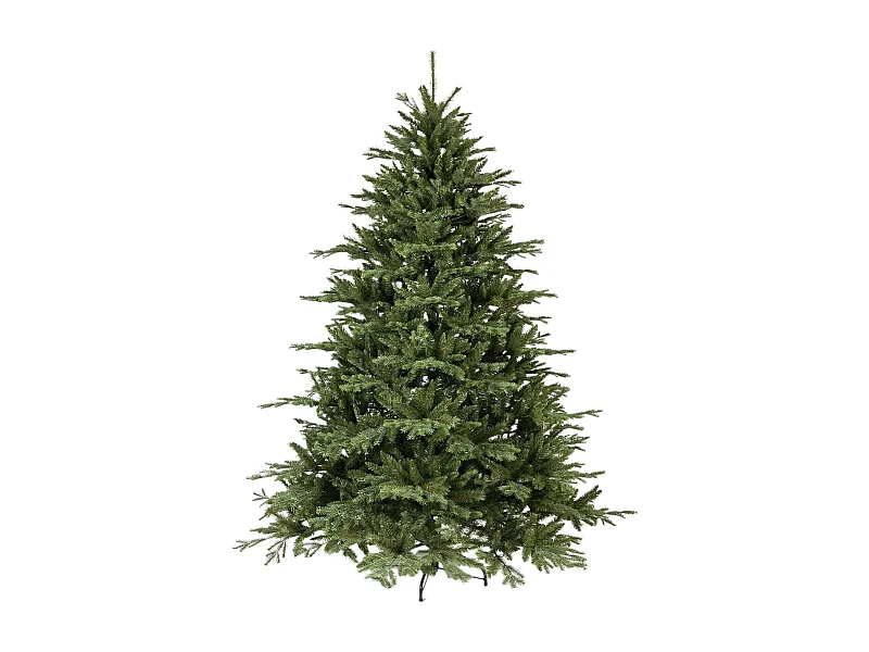 Sapin de Noël 150 cm Snowflake, Pin artificiel, Arbre à effet réel, Sapin de Noël, 124x124 h150 cm, Vert