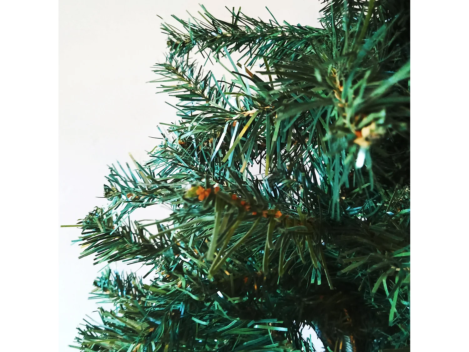 Sapin de Noël 240 cm Evergreen, Pin artificiel, Arbre à effet réel, Sapin de Noël, 137x137 h240 cm, Vert